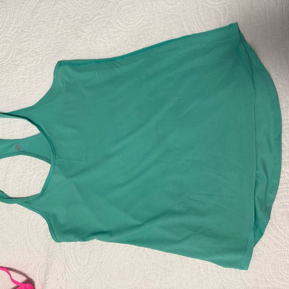 Lululemon Athletica Turquoise Tank Top